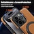 cheap iPhone Cases-Phone Case For iPhone 15 Pro Max iPhone 14 13 12 11 Pro Max Plus Back Cover with Stand Holder Support Wireless Charging Shockproof Retro TPU PU Leather