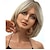 cheap Synthetic Trendy Wigs-Short Bob Wig with Bangs Heat Resistant Synthetic Straight Wigs for Women Cute Dark Ash Blonde blended with Blonde 10 inches Light Brown Black Brown Light Blonde Blonde