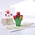 abordables Événements et fournitures de fête-Carte de remerciement stéréoscopique 3D pour la fête des mères avec sculpture en papier, bénédiction et cadeau créatif pour la journée de la femme