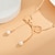 cheap Necklaces-Pendant Necklace Imitation Pearl Women&#039;s Elegant Fashion Classic Bowknot Wedding irregular Necklace For Wedding Party