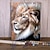 voordelige schilder-, teken- en kunstbenodigdheden-diy acrylverfset leeuwenkop olieverfschilderij op nummer op canvas voor volwassenen uniek cadeau woondecoratie 20 * 16 inch