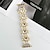 cheap Apple Watch Bands-Jewelry Bracelet Compatible with Apple Watch band 38mm 40mm 41mm 42mm 44mm 45mm 49mm Bling Diamond Beaded Adjustable Alloy Beads Strap Replacement Wristband for iwatch Ultra 2 Series 9 8 7 SE 6 5 4 3