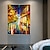 levne Krajinomalby-olejomalba ručně malovaná ručně malovaná nástěnné umění abstraktní krajina nožem malba na plátno bytové dekorace výzdoba rolované plátno (bez rámu)