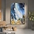 billiga Abstrakta målningar-handgjorda oljemålningar canvas väggkonst dekoration modern abstrakt för heminredning rullad ramlös osträckt målning