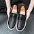 cheap Men&#039;s Sneakers-Men&#039;s Sneakers Loafers &amp; Slip-Ons Skate Shoes Penny Loafers Walking Business Casual British Office &amp; Career PU Black Brown Spring Fall