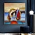 رخيصةأون لوحات تجريدية-لوحة زيتية تجريدية مرسومة يدويًا فن تجريدي حديث رمزي لوحة رومانسية للأزواج لوحة عرض خيالية (بدون إطار)