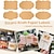 levne Event &amp; Party Supplies-500 ks samolepek kraftového papíru 6 ozdobných štítků samolepicích prázdných samolepek pro řemesla domácí potravinářské sklenice dárkové štítky jmenovky štítky na obálky domácí kancelář obchodní