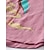 ieftine Seturi noapte pentru femei-Pentru femei Pijamale Seturi Floral Modă Confortabili Casă Zilnic Pat Bumbac Și Lenjerie Respirabil Stil Nautic Manșon scurt Tricou Pantaloni Scurți Talie elastică Vară Primăvară Roz Îmbujorat