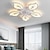 cheap Ceiling Fan Lights-Ceiling Fan with Lights 65cm Dimmable LED 3 Color 6 Speeds Timing Reversible Blades with Remote Control, Household Fan Chandelier, indoor Low Profile Flush Mount Ceiling Fan