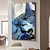 billige Abstrakte malerier-oliemaleri håndlavet håndmalet rektangel vægkunst abstrakt lærred maleri boligindretning strakt ramme klar til at hænge