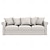 cheap IKEA Covers-GRÖNLID 100% Cotton Slipcover 3-Seat Sofa Cover Solid Color Slipcover for IKEA Sofa