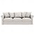 preiswerte Sofabezug-100% Baumwolle Bezug 3-Sitzer Sofa Bezug einfarbig Abdeckung