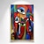 preiswerte Abstrakte Gemälde-handgefertigtes Ölgemälde im Picasso-Stil, Abstraktion in der Kunst, handgemalt, vertikale abstrakte Menschen, moderne gerollte Leinwand, Heimdekor für das Wohnzimmer (ohne Rahmen)
