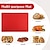 billiga Köksredskap och -apparater-silikon bakmatta röd pyramid non stick bakmatta mikrovågsugn bacon spis bakverk mattor röd bbq grillmatta baktillbehör