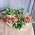 billige Kunstige blomster og vaser-5 stk/sæt kunstige mini potteplanter - realistisk imiteret planteensemble til hjemme- og kontorindretning