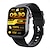 preiswerte Smartwatch-F100 Smartwatch, Bluetooth-Anruf, 2,1-Zoll-Großbildschirm, EKG-HRV-24-Stunden-Herzfrequenz-Gesundheitsmonitor, SOS-Smartwatch für Männer und Frauen