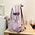 cheap Backpacks &amp; Bookbags-Women&#039;s Backpack School Bag Bookbag Daily Geometric Nylon Large Capacity Zipper Black White Red