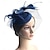 cheap Headpieces-Fascinators Hats Headwear Polyester Organza Fedora Hat Floppy Hat Top Hat Horse Race Cocktail Elegant Vintage With Feather Bows Headpiece Headwear