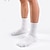 ieftine ciorapi barbatesti-Bărbați 3 pachet Pachete multiple Șosete Șosete Medii Negru Alb Culoare Simplu Sporturi &amp; Exterior Zilnic Vacanță De Bază Mediu Primăvară Toamnă Modă Casual