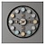 זול קישוטי קיר-שעון קיר בעיצוב ייחודי לעיצוב סלון רטרו שעון קיר גדול שקט לא מתקתק שעון מתכת לחדר שינה עיצוב מטבח עיצוב קיר שעון דקורטיבי 40/50/60 ס&quot;מ