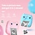 cheap Digital Camera-Children&#039;s camera Instant print photos Mini thermal printer video educational toy gifts