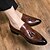 cheap Men&#039;s Slip-ons &amp; Loafers-Men&#039;s Loafers &amp; Slip-Ons Derby Shoes Dress Shoes Walking Business British Gentleman Wedding Office &amp; Career Party &amp; Evening Synthetic leather Comfortable Black Brown Spring