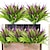 billige Kunstig blomst-5 grene kunstig hale græs kunstige blomster planter realistiske kunstige vandplanter til indendørs og udendørs dekoration af hjemmet, haven og terrassen