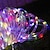 abordables Tiras de Luces LED-Cadena de luces LED intermitentes solares coloridas de 100 pies, luces decorativas LED decorativas impermeables y resistentes a altas temperaturas para decoración navideña, árbol en la carretera, fiesta de bodas al aire libre