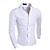 cheap Men&#039;s Dress Shirts-Men&#039;s Shirt Dress Shirt Button Up Shirt White Navy Blue Long Sleeve Polka Dot Turndown Spring &amp;  Fall Wedding Daily Clothing Apparel