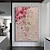 ieftine Picturi Florale/Botanice-pictura de trandafiri roz pictata manual arta de perete roz floare de trandafir pictura abstracta pe panza 3d pictura florala de arta murala pentru decor de perete acasă