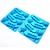 preiswerte Eisgeräte-Silikonform für die Herstellung von Pralinen und Süßigkeiten in Form eines titanischen Eisbergs und Eiswürfelschalen, zufällige Farbe, geeignet für die Küche zu Hause, kreative Gitterform, blau