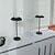billige Bordlys-ny ledningsfri led bordlampe champignon bærbar usb genopladelig skrivebordslampe med dæmpbar trådløs touch til udendørs restaurant terrassebarer