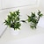abordables Flores artificiales y floreros-Planta en maceta con hoja de batata en miniatura realista