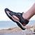 baratos Sandálias para Homem-Homens Sandálias Retro Sandálias de Esporte Aventura Caminhada Casual Diário Couro Confortável Sem Atacadores Preto Azul Verde Primavera Outono
