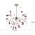 voordelige Spoetnik-ontwerp-kroonluchter plafondlamp 16/20 koppen warm licht 60/78cm takvormig gegalvaniseerd ijzer nordic vuurvlieg agaat kunststijl restaurant slaapkamer 110-240v