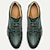 billige Sneakers til herrer-Herre Treningssko Formell Sko Pen sko Lær Italiensk fullkornet kuskinn Bekvem Sklisikker Snøring Grønn