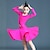 Χαμηλού Κόστους Latin Ρούχα Χορού-Λάτιν Χοροί Παιδικά Ρούχα Χορού Φόρεμα Καθαρό Χρώμα Κόψιμο Κοριτσίστικα Επίδοση Εκπαίδευση Μακρυμάνικο Ψηλό Πολυεστέρας