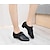olcso Báli cipők és modern tánccipők-Női Modern cipő Tánccipők Társastánc Rumba Dancesport Cipők Pártgyűjtemények Buli / Este Professzionális Vastag sarok Kerek orrú Fűzős Felnőttek Fekete