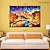 abordables Peintures paysages-Peinture à l'huile peinte à la main, art mural abstrait au couteau, peinture sur toile, décoration de maison, toile roulée (sans cadre)