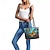 cheap Graphic Print Bags-Women&#039;s Tote Shoulder Bag Hobo Bag PU Leather Shopping Daily Holiday Zipper Print Large Capacity Waterproof Butterfly Red Blue Light Blue