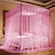 olcso Baldachinok és függönyök-79 hüvelykes szúnyogháló ágyhoz rozsdamentes acél konzollal helynövelés gyönyörű szúnyogháló sátor magasítás nagyítás titkosítás porálló szúnyoghálók szúnyogháló