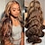 cheap Human Hair Lace Front Wigs-Highlight Lace Front Wig Human Hair P4/27 Ombre 13x4 HD Transparent Lace Frontal Wigs For Women with Baby Hair Pre Plucked Honey Blonde Frontal Wigs Human Hair Glueless Body Wave Lace Front Wig