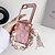 abordables Carcasas Samsung-teléfono Funda Para Samsung galaxia Z Flip 6 Z Flip 5 Z Flip 4 Z Flip 3 para mujer niña con correa de muñeca Antigolpes TPU Metal Cuero de PU