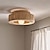 billige Taklamper-led taklampe rotting 28cm design luksuriøs moderne stil spisestue soverom pendellamper 110-240v