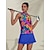 cheap Designer Collection-Women&#039;s Golf Polo Shirt Blue Sleeveless Top Ladies Golf Attire Clothes Outfits Wear Apparel