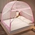 levne Zástěny a závěsy na postele-moskytiéra letní skládací přenosná cestovní protikomár do stanu domácí moskytiéra s dvojitými dveřmi