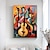 cheap Abstract Paintings-Handmade Modern Abstract Violin Wall Art Music Painting Large Home Decor Gift For Living Room No Frame