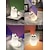 cheap Baby &amp; Kids&#039; Night Lights-Cute LED Dog Silicone Night Light Bedhead Sleep Pat Light Baby Bedside Nursery USB Charging Colorful Light Multi Functional Sleep Aid White Noise Bedside Decoration Couple Gift Baby Light