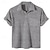 cheap Classic Polo-Men&#039;s Waffle Polo Shirt Golf Shirt Work Casual Lapel Short Sleeve Basic Modern Plain Button Spring &amp; Summer Regular Fit Black White Royal Blue Khaki Dark Gray Waffle Polo Shirt