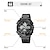 billiga Digitala klockor-SKMEI Mäns Full Steel LED Elektronisk Klocka Lyxig Dubbel Tid Chronograph Digital Klocka Sport Vattentät Armbandsur